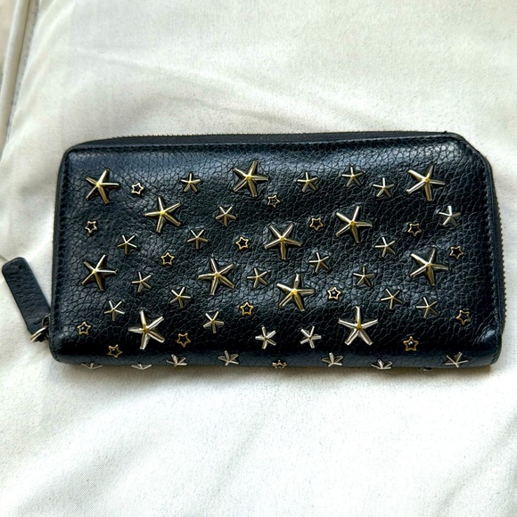 🖤 🌺BIG SALE‼️ Jimmy Choo leather wallet in excellent condition. 🖤